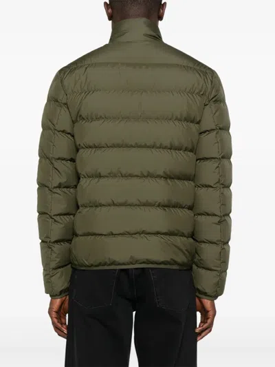 Moncler Military Green Polyester Baudinet Down Jacket