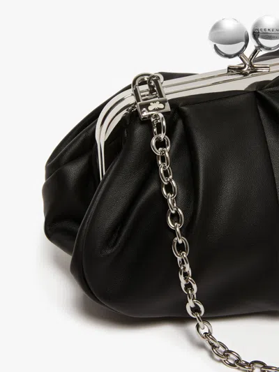 Weekend Max Mara Borsa A Tracolla Pasticcino In Montone Nera In Black