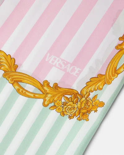 Versace Elastic Waist Casual Pants In Multi