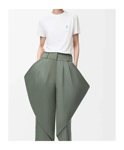 Loewe Floral-embroidered Short-sleeved T-shirt In White