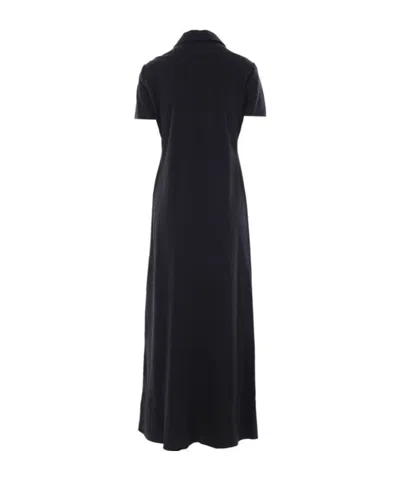 The Row Short-sleeved Dress In Black