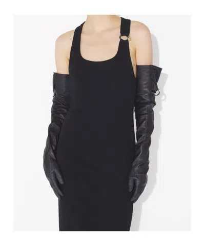 Jean Paul Gaultier Pierced Dress In Black