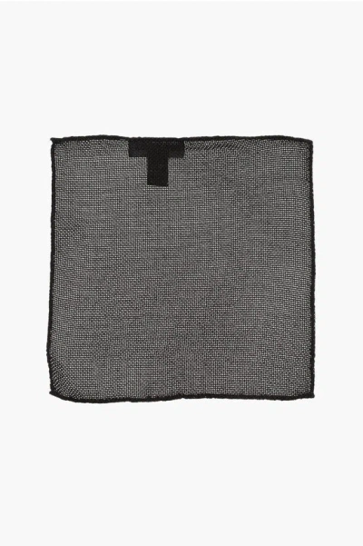 Dsquared2 Solid Color Gauzed Silk Pocket Square