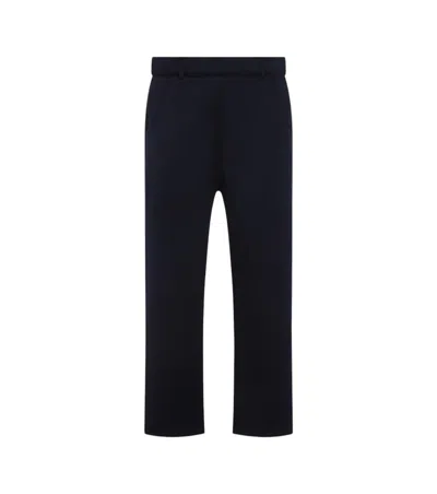 Prada Straight Leg Trousers In Blue