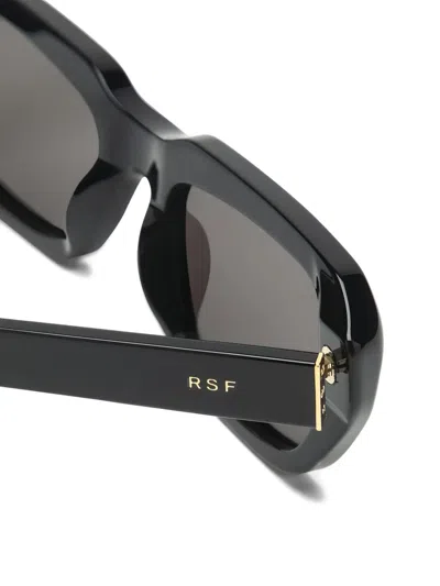 Retrosuperfuture Miles Rectangle Frame Sunglasses In Black