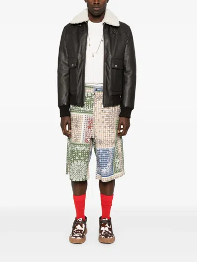 Rhude Bandana Traxedo Shorts In Multi