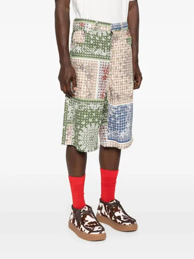 Rhude Bandana Traxedo Shorts In Multi