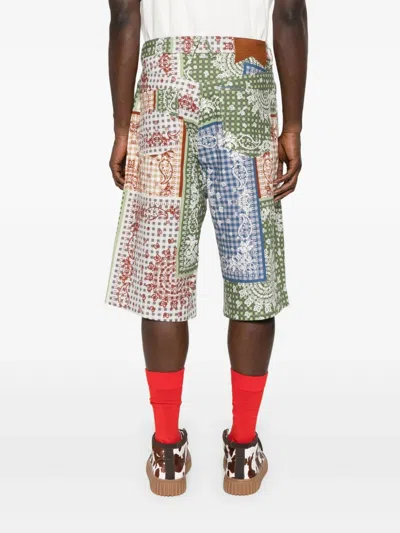 Rhude Bandana Traxedo Shorts In Multi