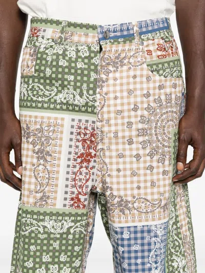 Rhude Bandana Traxedo Shorts In Multi