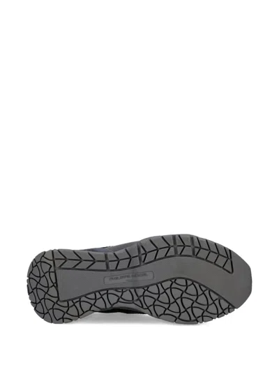 Philippe Model Low Top Sneakers Mesh Panels In Black