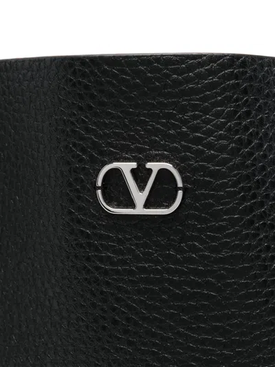 Valentino Garavani Nellcote Studded Leather Tote Bag In Nero