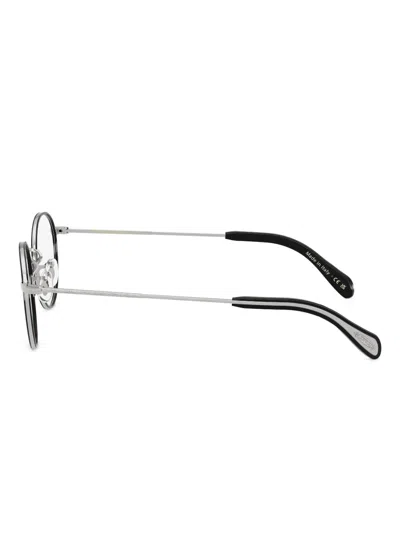 Oliver Peoples Round-frame Glasses In Black