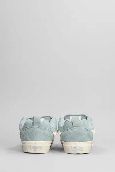 Vans Knu Skool Sneakers In Grey Suede In Blue