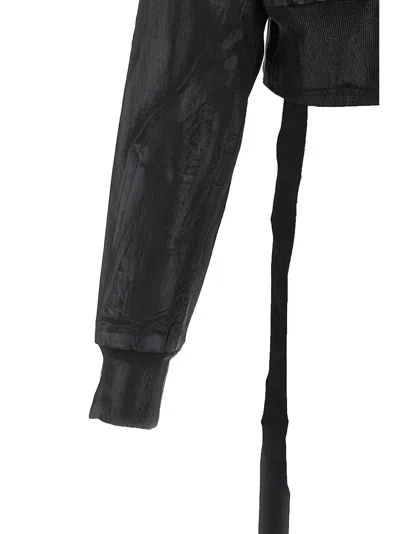 Drkshdw Flight Bomber Jacket In Blue