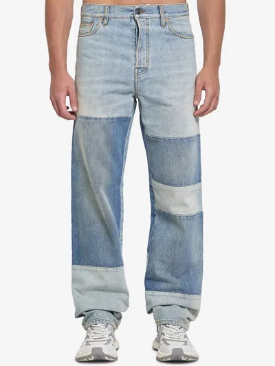 Gucci Tailored Trousers Featuring Patchwork Design