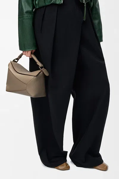 Loewe Ermanno Scervino Beige Elegance In Skirt In Brown