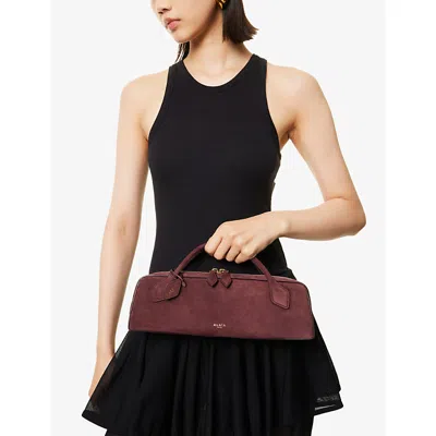 Alaïa Rectangular Top Handle Tote Bag In Red