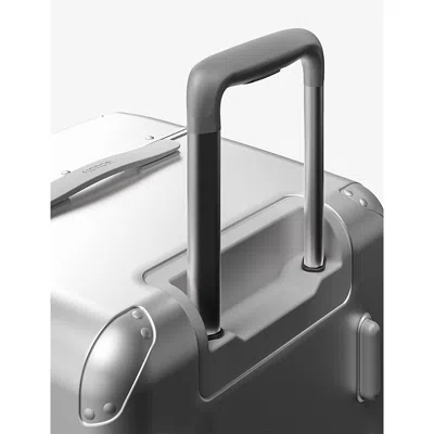Monos Silver Hybrid Check-in Polycarbonate Trunk Suitcase