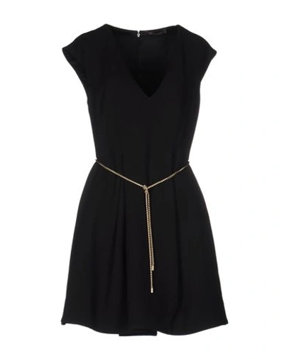 Shop Roberto Cavalli Short Dresses In Black