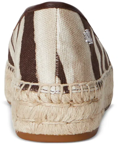 Ralph Lauren Women's Luize Espadrille Ballet Flats In Brown