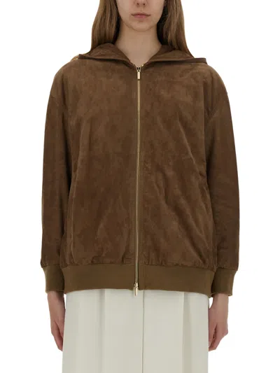 S Max Mara Leather Jacket