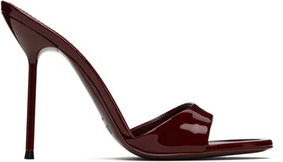 Paris Texas Brown Lidia Mules In Animal Print