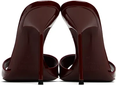 Paris Texas Brown Lidia Mules In Animal Print