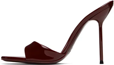 Paris Texas Brown Lidia Mules In Animal Print