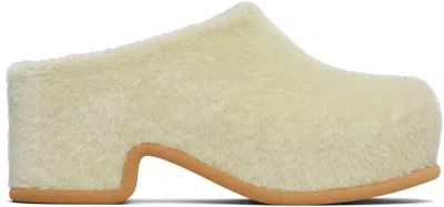 Dries Van Noten Green Platform Clogs