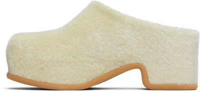 Dries Van Noten Green Platform Clogs