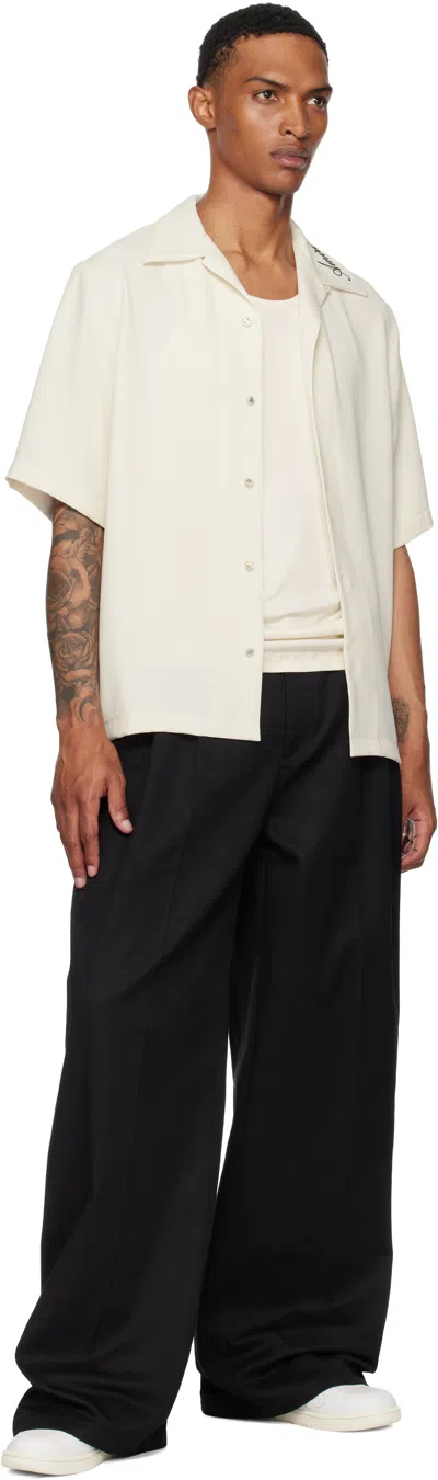 Amiri Pacific Bones Leather Panelled Sneakers