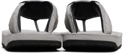 Abra Gray Xxl Flip-flops In Gray