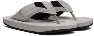Abra Gray Xxl Flip-flops In Gray