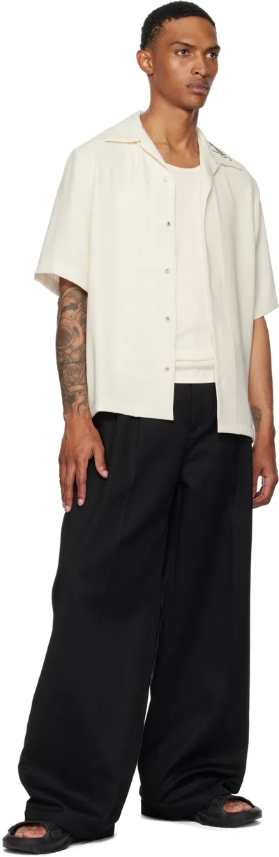 Amiri Logo-patch Round-toe Slides