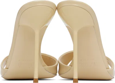 Paris Texas 105mm Lidia Patent Leather Mules In Neutral