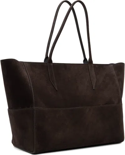 Metier Incognito Small Paneled Suede Tote