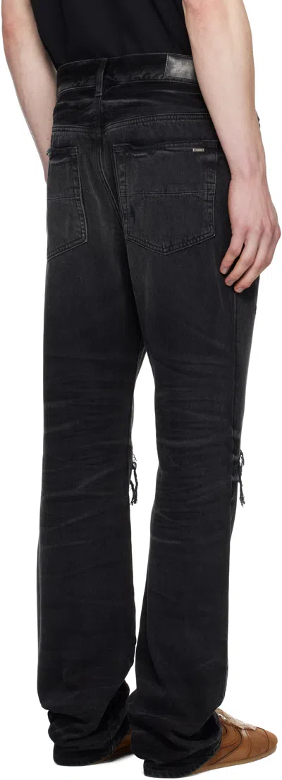 Amiri Logo-embroidered Carpenter Trousers In Grey