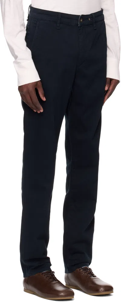 Rag & Bone Navy Fit 2 Slim Chino Trousers In Blue