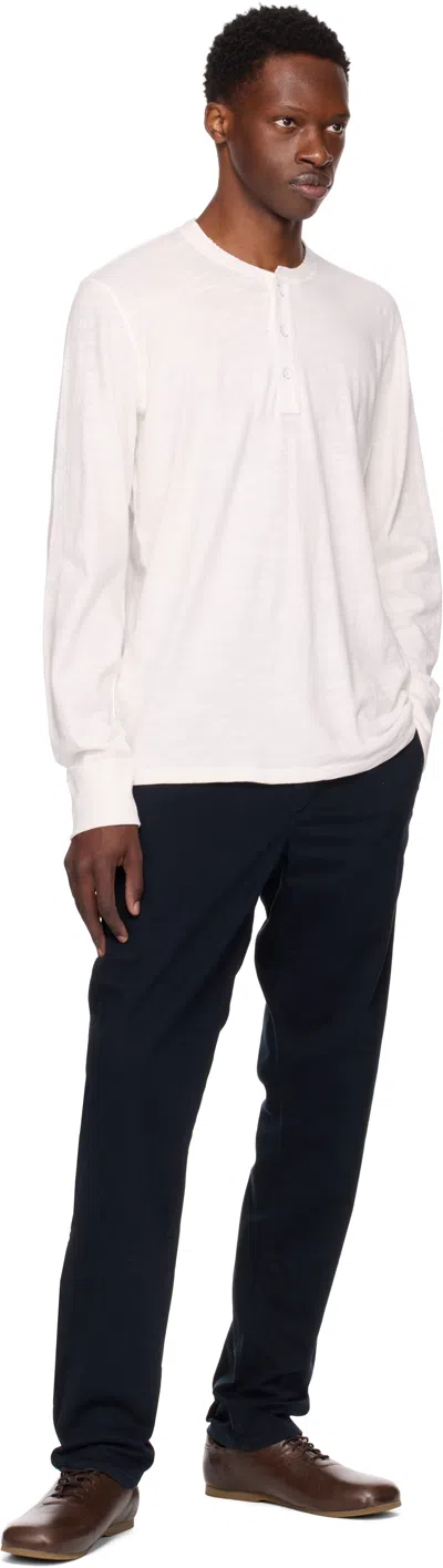 Rag & Bone Navy Fit 2 Slim Chino Trousers In Blue