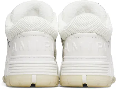 Amiri Mens White Ma-1 Leather And Mesh Low-top Trainers