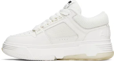 Amiri Mens White Ma-1 Leather And Mesh Low-top Trainers