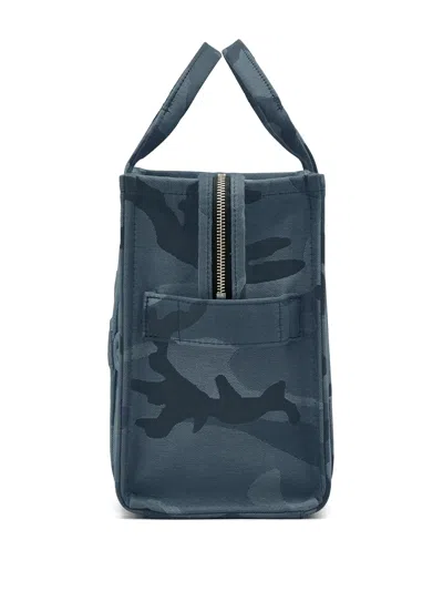 Marc Jacobs The Medium Tote Bag Camouflage In Blue In Multi