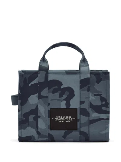 Marc Jacobs The Medium Tote Bag Camouflage In Blue In Multi