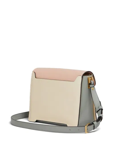 Marni Womens Zo878 Trunkaroo Colour-block Medium Leather Shoulder Bag In Multi