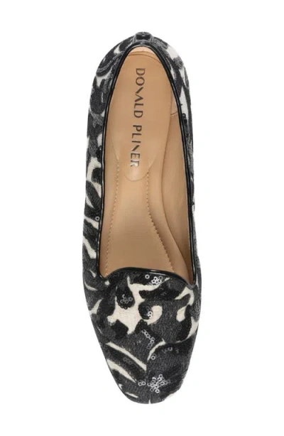 Donald Pliner Reena Sequin Embellished Loafer Flat