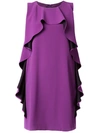 BOUTIQUE MOSCHINO ruffled dress,DRYCLEANONLY