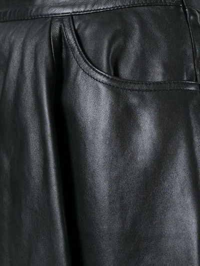 Shop Jeremy Scott Leather Skirt