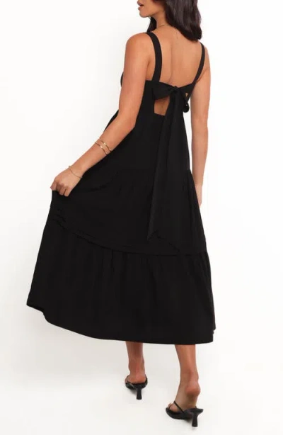 Petal And Pup Petal & Pup Elvia Fit & Flare Maxi Dress In Black