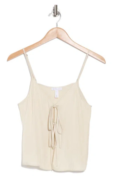 Leith Tie Front Camisole In Neutral