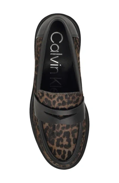 Calvin Klein Women's Grant Lug Sole Penny Loafers